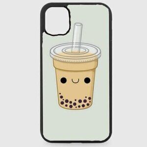 Green Boba tea phone case